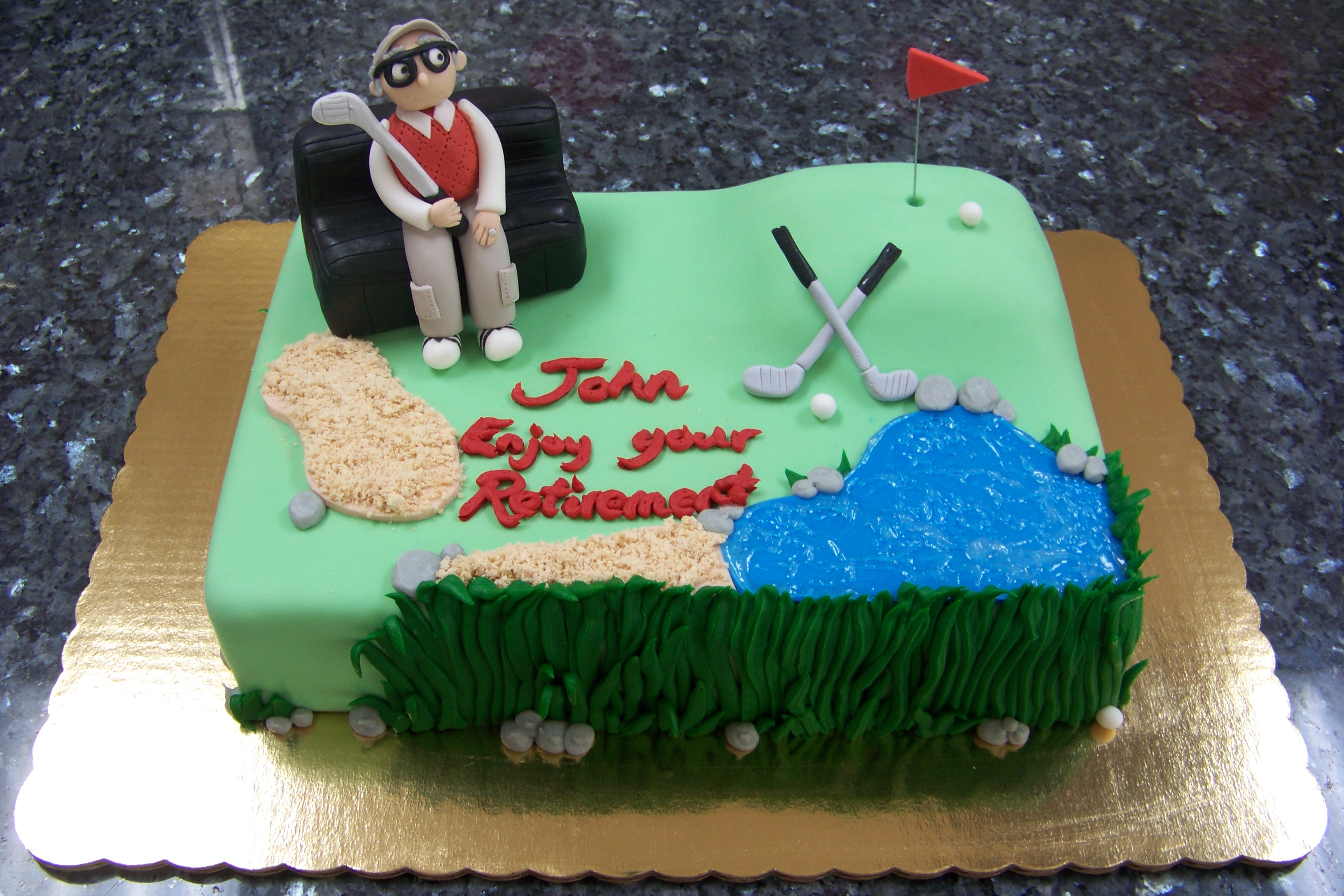 Retirement pre-cut Edible Icing Cake Topper or Ribbon 01 | eBay